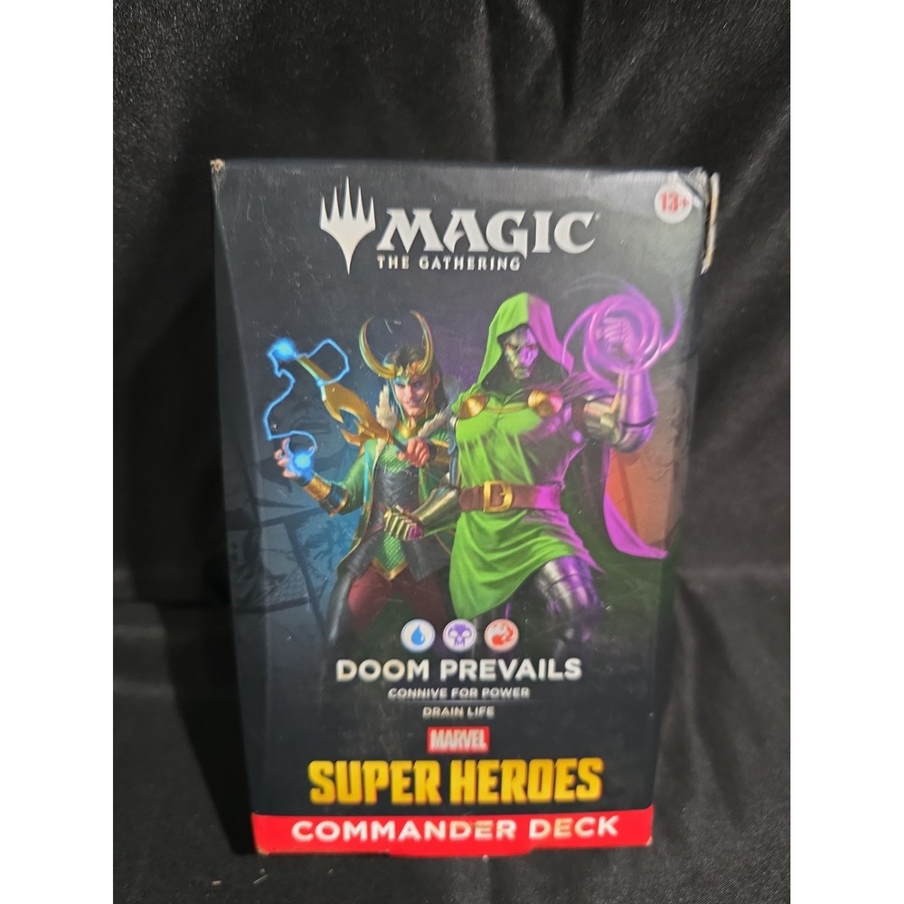 Magic The Gathering Marvel Super Heroes Doom Prevails Commander Deck MTG TX6135